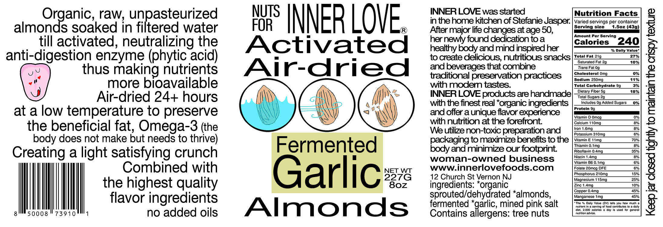 Nuts for INNER LOVE - Wholesale Nuts - Fermented Garlic Almonds3