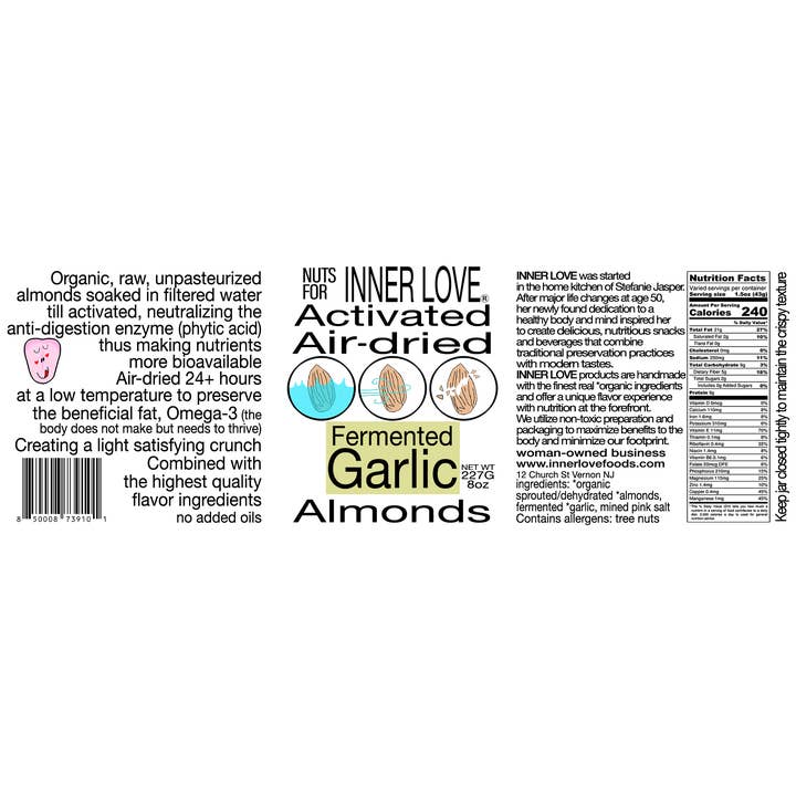 Nuts for INNER LOVE - Wholesale Nuts - Fermented Garlic Almonds3