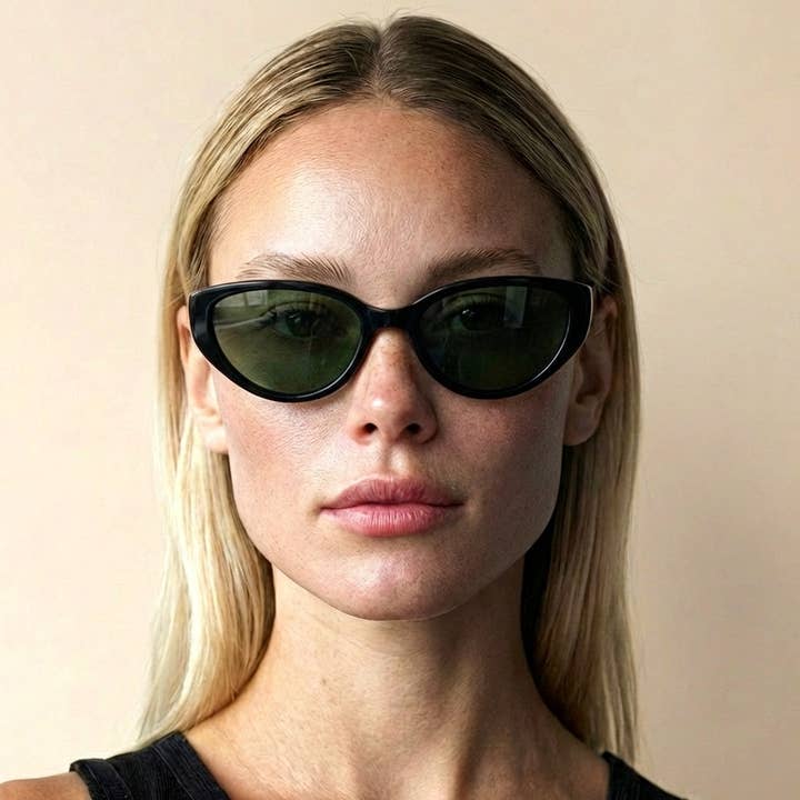 Richmond Sunglasses 100% UV Protected Lenses - Black for wholesale by Greenwich Social Club