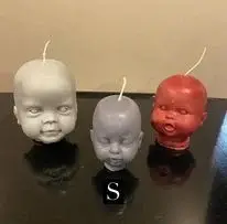 Susan Schomigs Creations - Wholesale Novelty Candle - Small Baby Head1