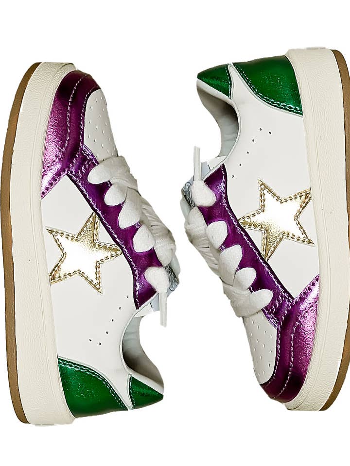 Mardi Gras Sneakers for wholesale by Belle Cher