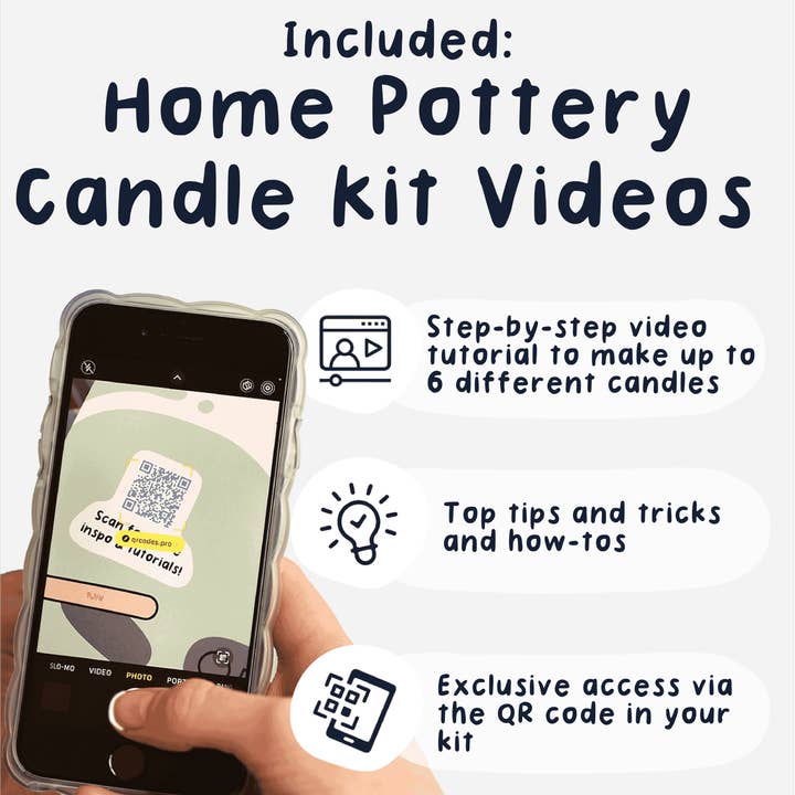 Pott'd - Wholesale DIY Craft Kit - Home Pottery Candle Making Kit5