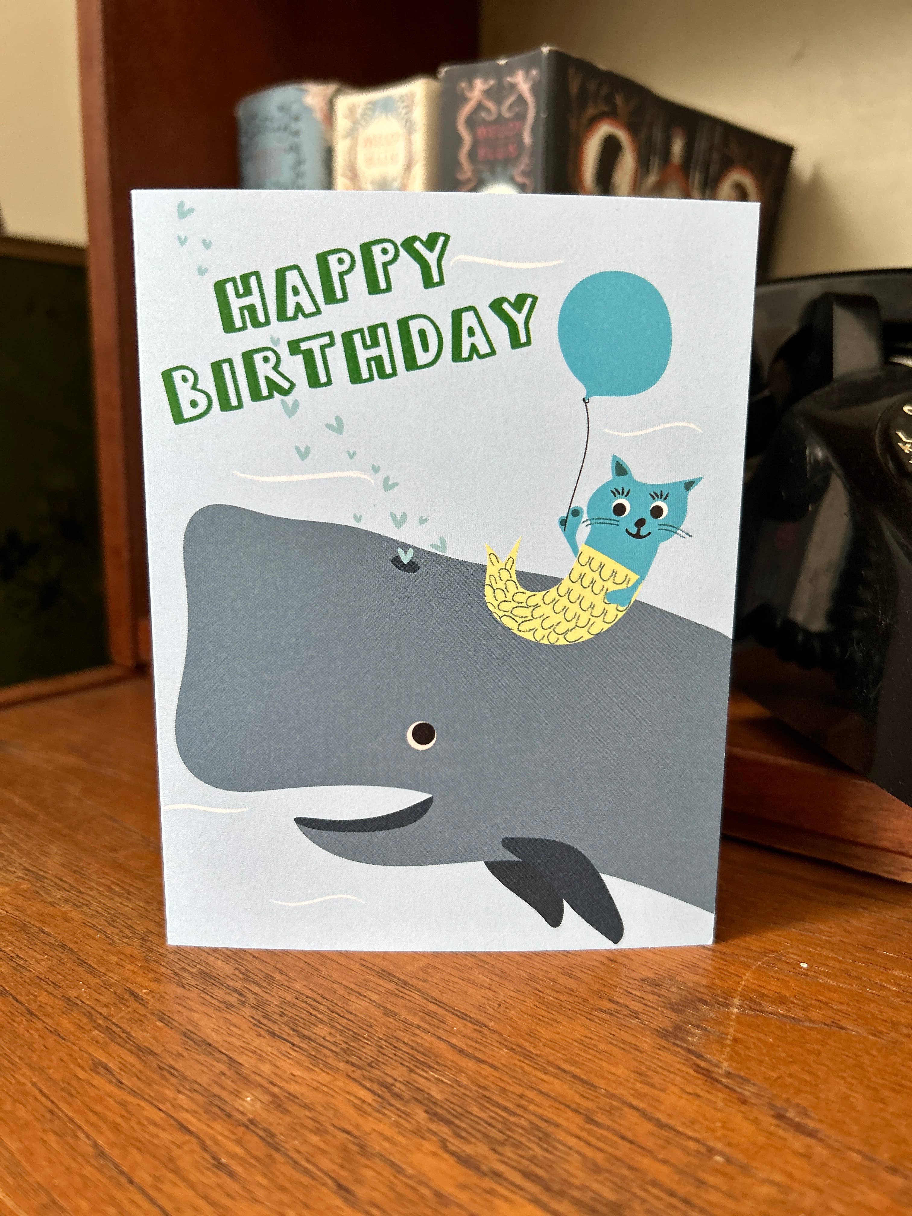 Happy Just Happy - Wholesale Birthday Card - Happy Birthday Whale of a Good Time Greeting Card1