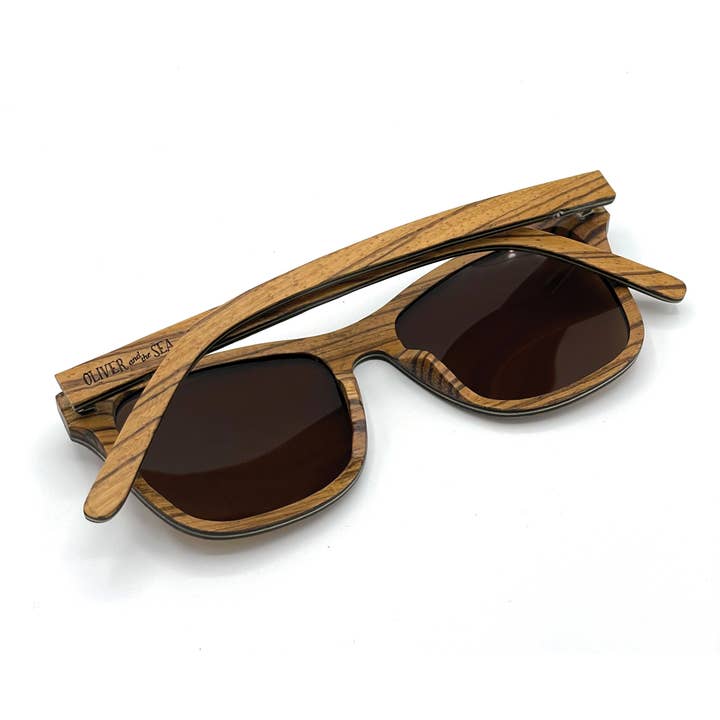 Oliver and the Sea - Wholesale Sunglasses - Unisex - Wood Sunglasses Polarized / CayeCaulker
