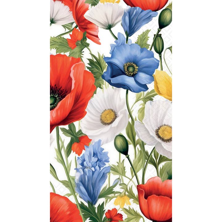 Paquete de 20 Toallas de Papel para Invitados Flores de Verano para venta al por mayor de Boston International