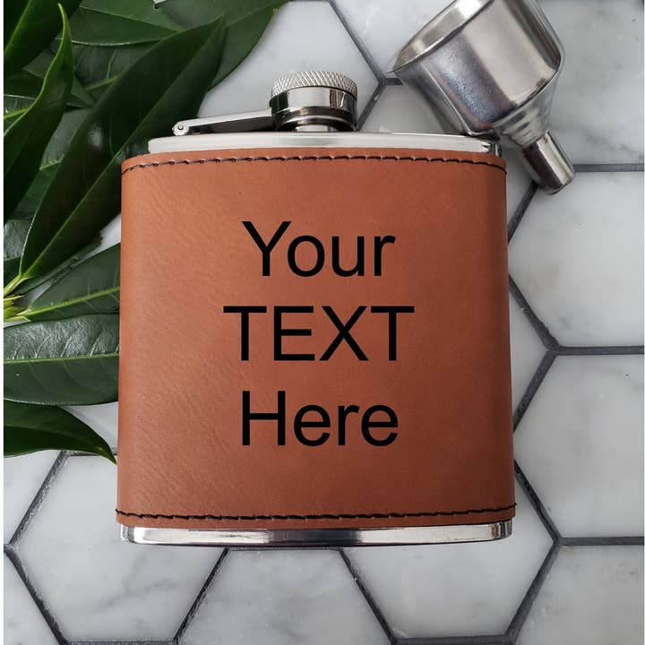 Flask- Personalized/Custom for wholesale by Beckman Design