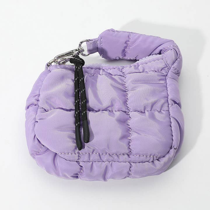 Sensibling Corp. - Wholesale Crossbody bag – Women's - Quilted Puffer Mini Purse Bag / Bag Charm11