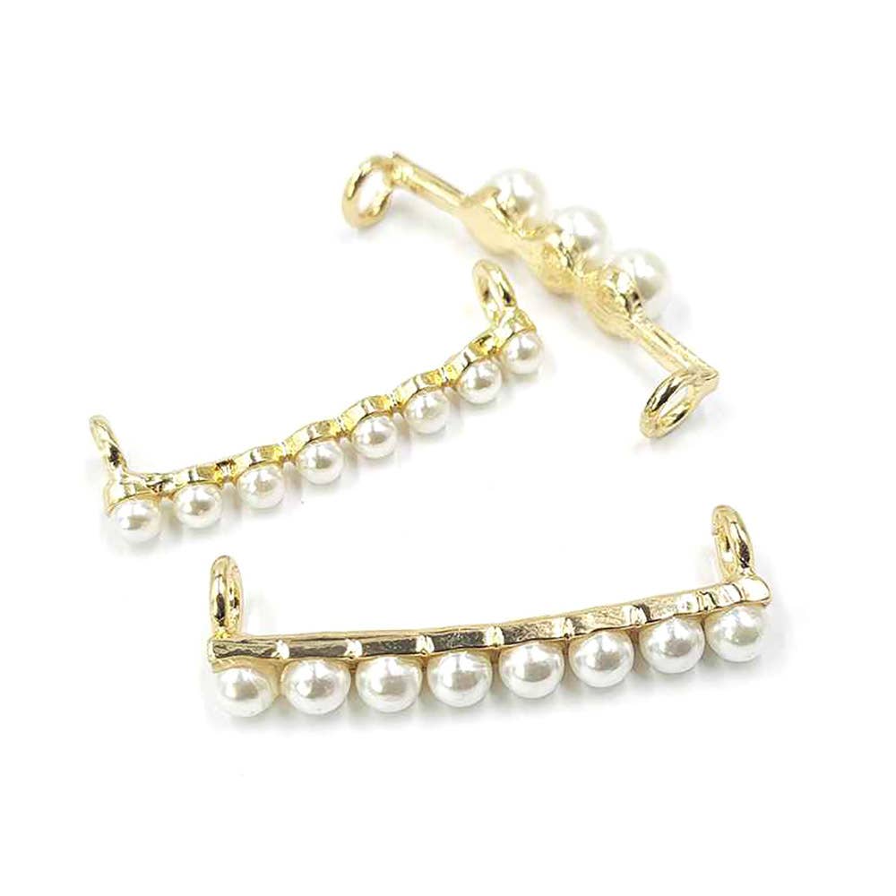 Sensibling Corp. – wholesale Shoe jewellery – Women’s – 12 Set of 3 - Pearl Shoe Charms1