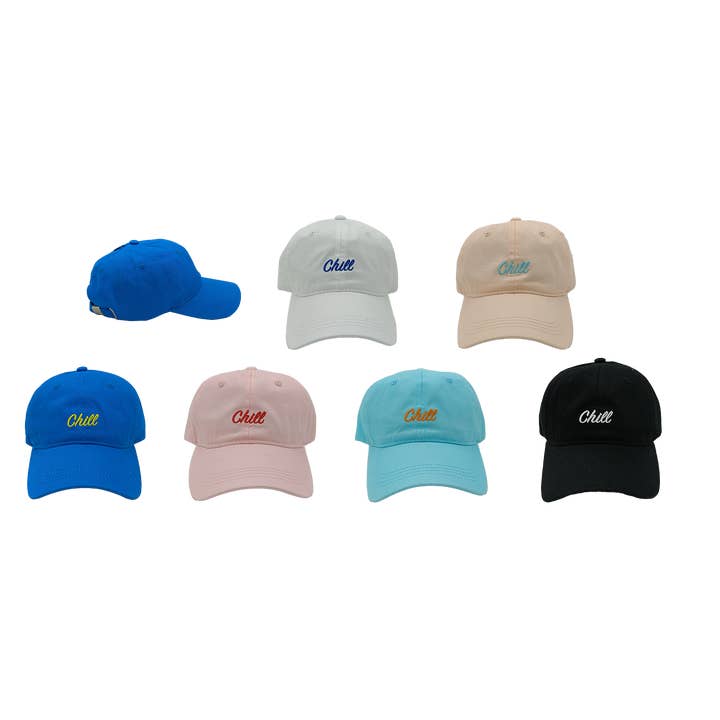 Samba de roda - Wholesale Baseball Cap - Unisex - Pack of 12 plain Chill caps