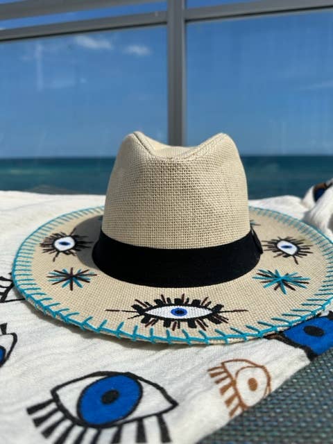 Campelle - Wholesale Straw Hat - Women's - Cappadocia Hat Embroidery/Painted3
