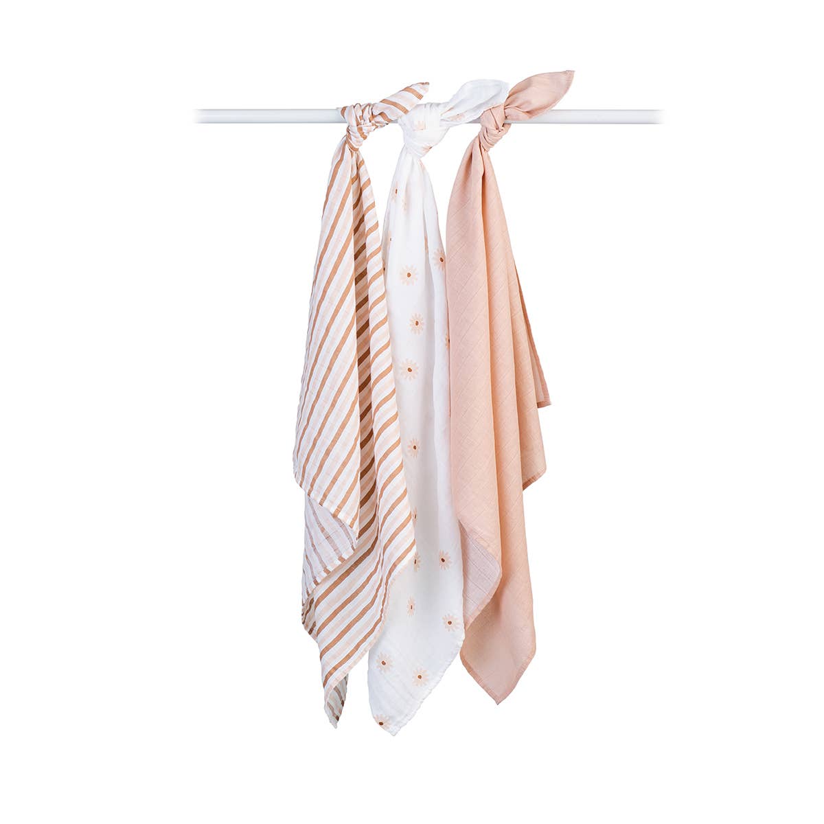 Lulujo Baby - Wholesale Receiving Blanket - Baby - 3-Pack Muslin Receiving Blankets – Daisies3