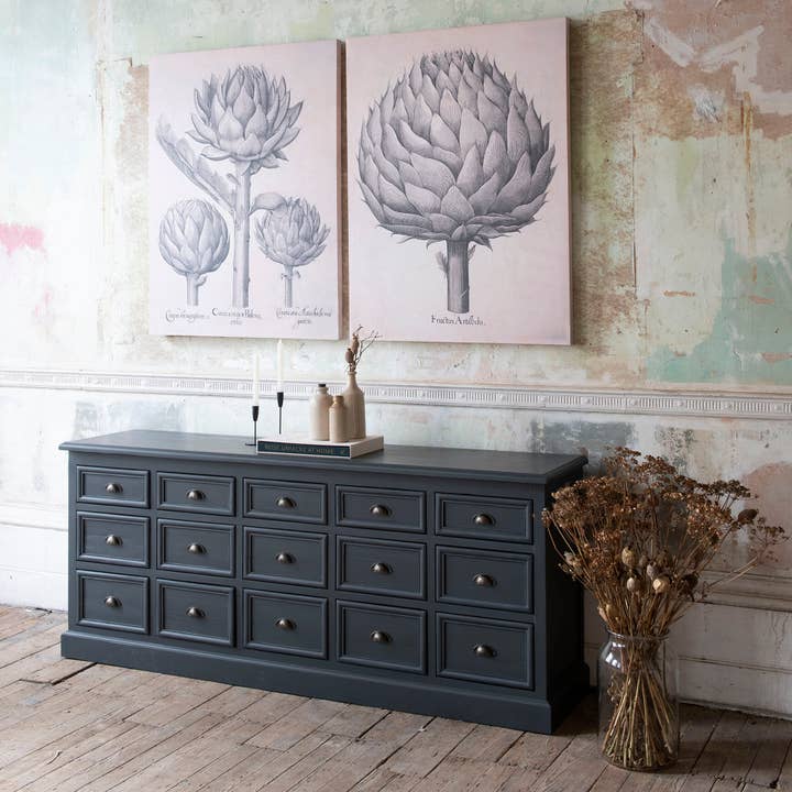 Brookby Set of 2 Canvas Artichoke Wall Art for wholesale by One World