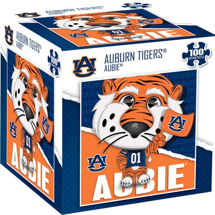 Auburn Tigers - NCAA Mascot 100 Piece Jigsaw Puzzle for wholesale by Masterpieces Puzzles