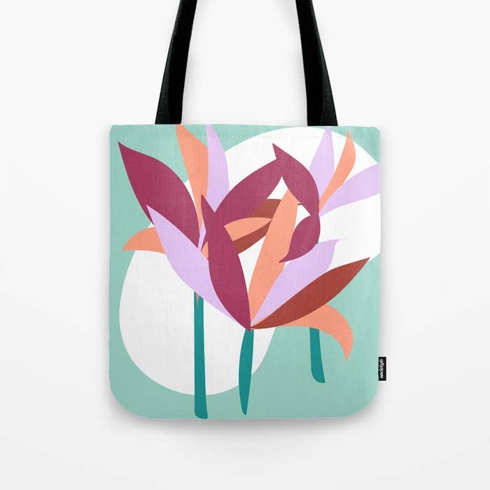 DANESSA - Wholesale Tote Bag - Women's - Tropical Plants Tote Bag3