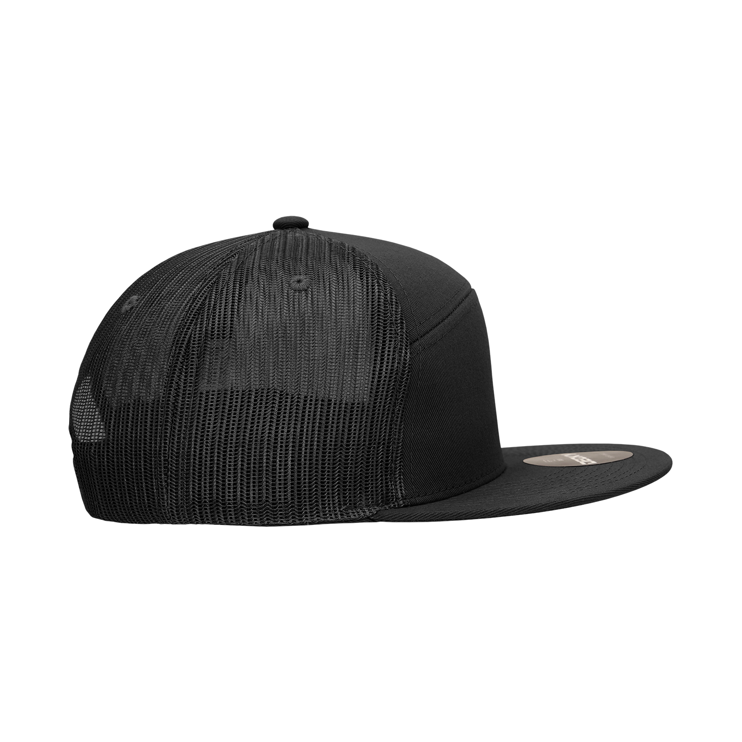 The Park Wholesale - Wholesale Trucker Hat - Unisex - Decky 1133 Blank 7 Panel Trucker Flat Bill Snapback Hat3