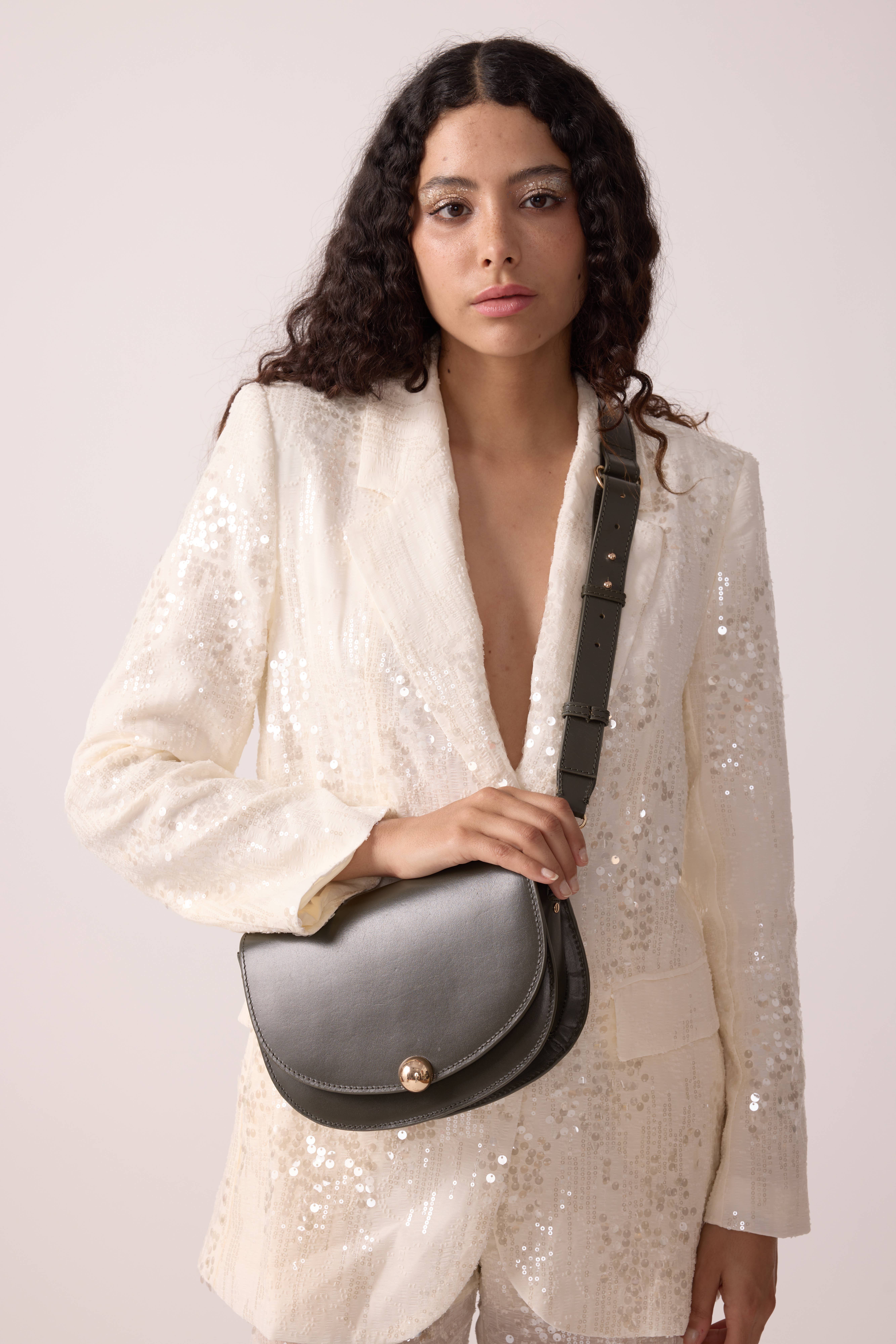 Maradji - Wholesale Shoulder Bag - Women's - SAC CUIR KAKI NOA9