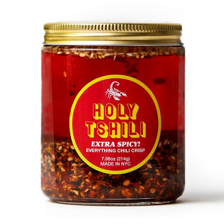 Holy Tshili Extra Spicy Everything Chili Crisp for wholesale by Holy Tshili
