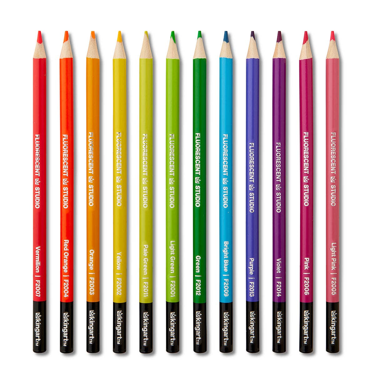 KINGART – wholesale Coloured pencil – Colored Pencils 12 Neon Colors8