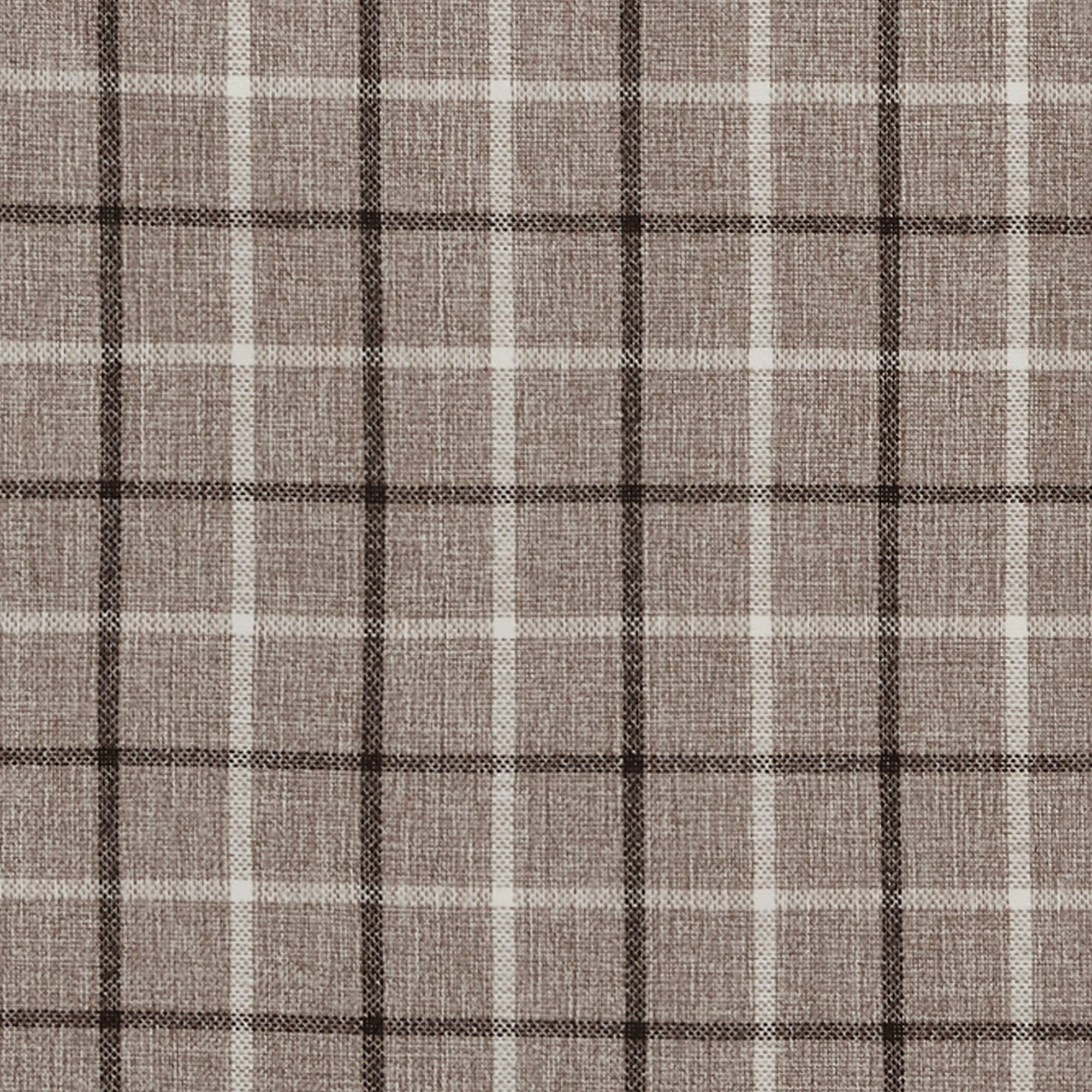 Olliix - Wholesale Curtain - Yarn-Dyed Plaid Light Filtering Curtain Panel, Brown10