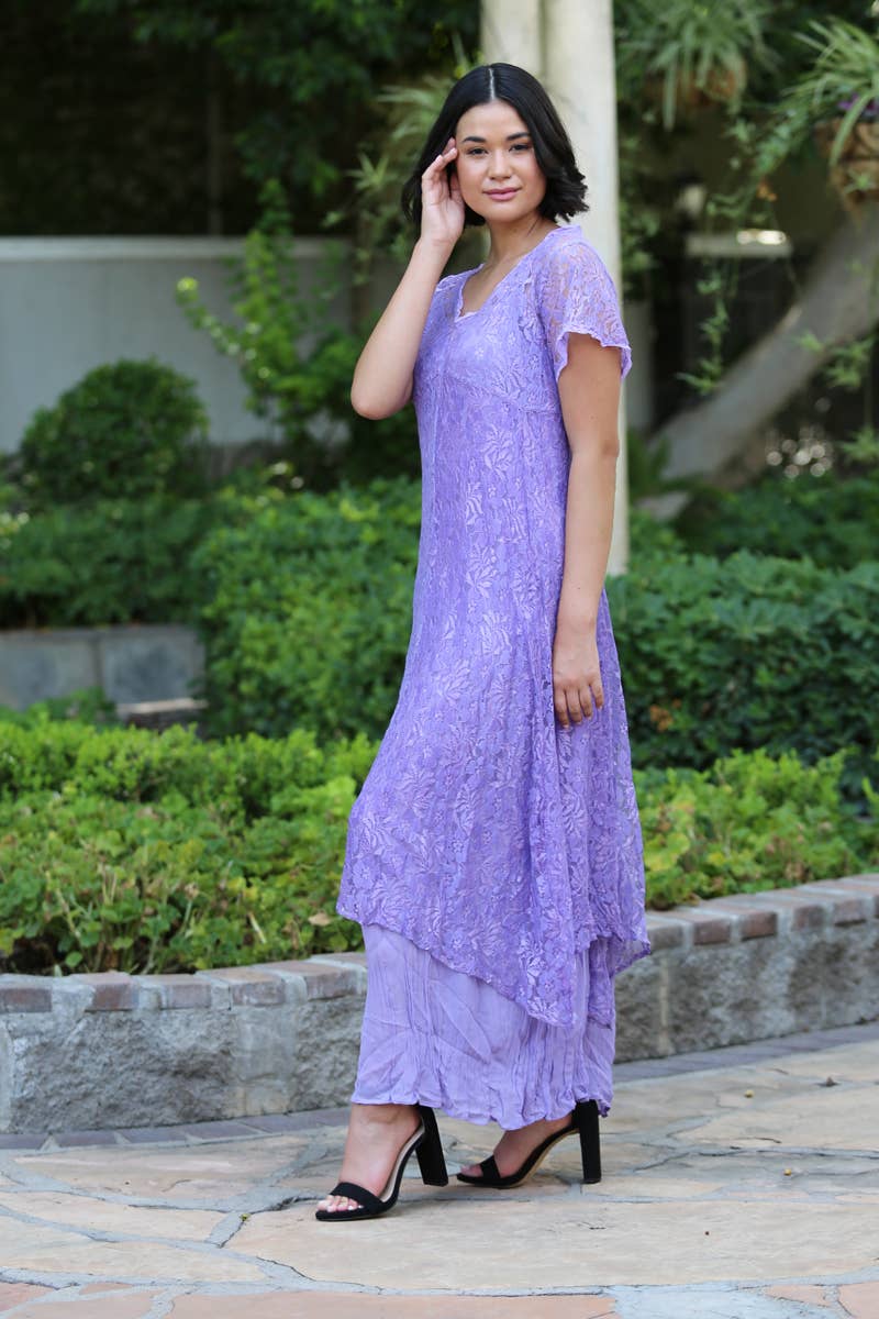 Nostalgia - Wholesale Dress - Women's - E1N47-ASIS LACE DRESS2