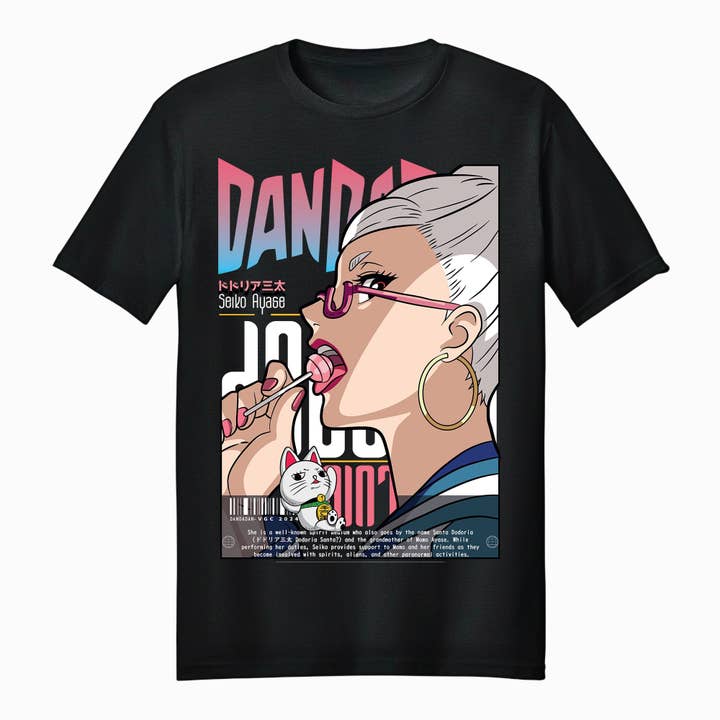 Dan Da Dan Seiko Ayase Pop Art Voksen Unisex T-Shirt for engroshandel hos Fundom