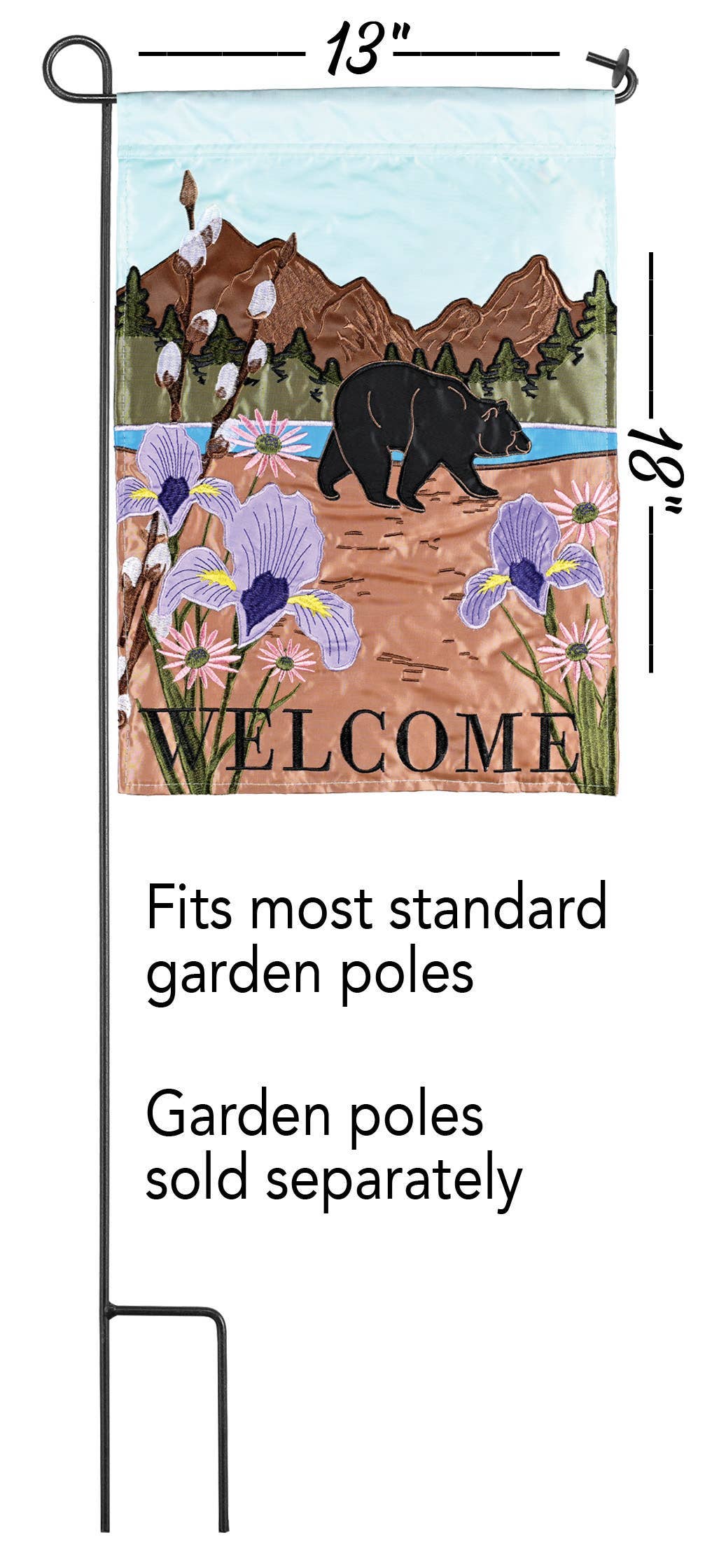 Magnolia – Engroshandel Flag – Flag Tennessee Velkommen Black Bear 13x182