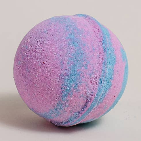 Cotton Candy Bath Bomb for wholesale by Splash Bath Lab