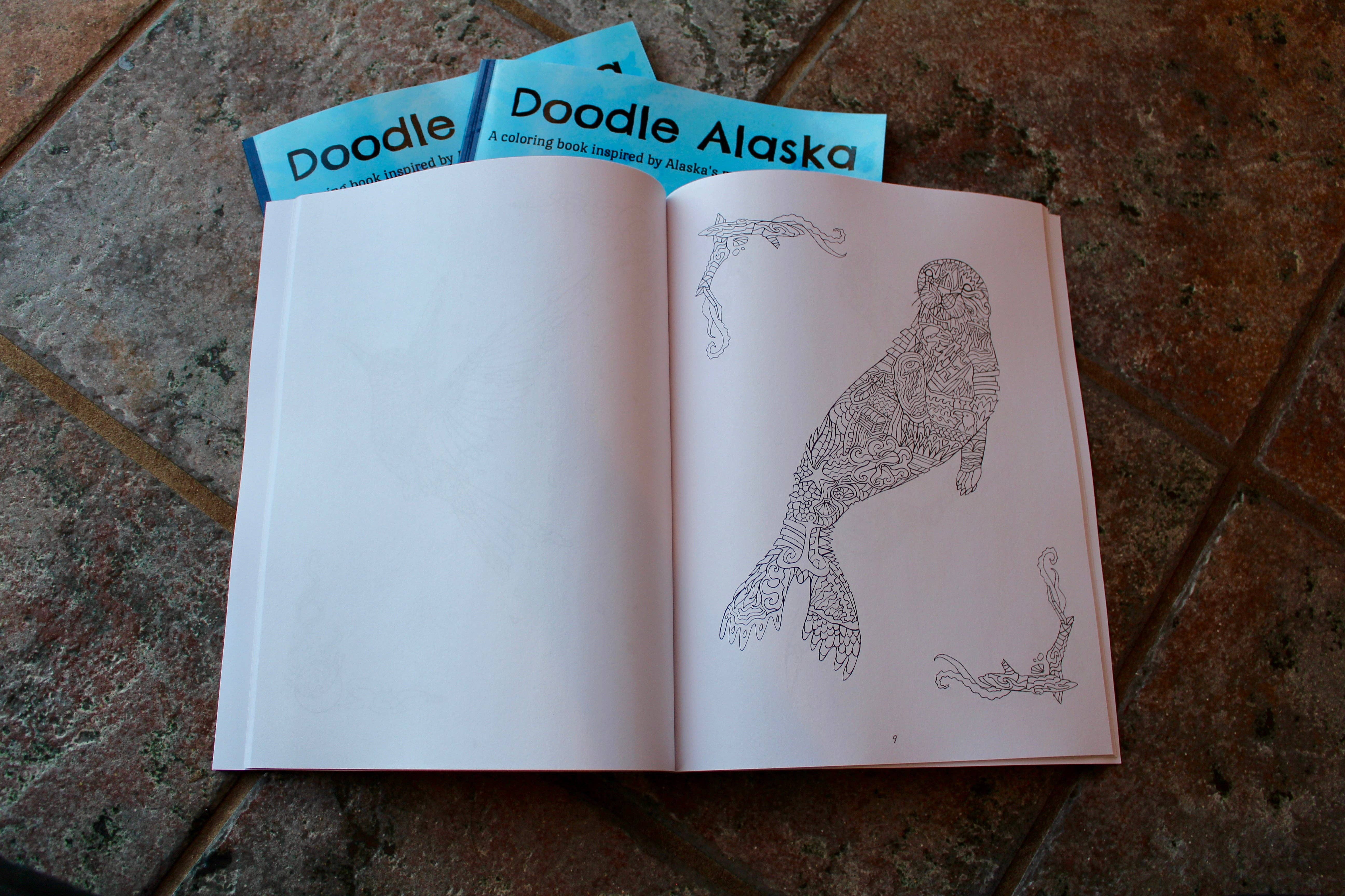 FJ Creations - Wholesale Coloring & Activity Book - Adult - Doodle Alaska Coloring Book5