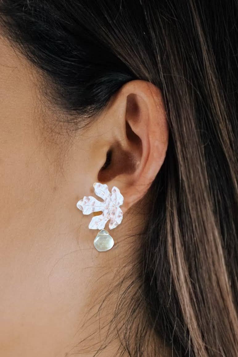 Hirondelle Bijoux - Wholesale Dangle Earrings - Fig leaf earrings0