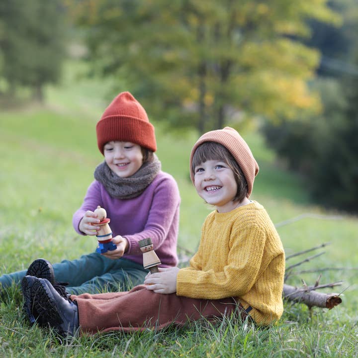 Wooden Story Sp. z o.o. - Vendita all'ingrosso Giocattolo in legno - Bambini - Gioco da impilare personaggio a bastoncino No. 026