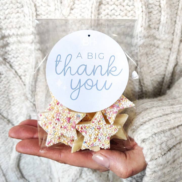 BearHugs - Wholesale Chocolate Covered Sweets - Sprinkles Sweetie Bag - Choose Your Message!7