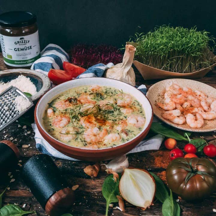 Grizzly Foods - Vendita all'ingrosso Brodo - Brodo vegetale - Il migliore della nonna (500ml)