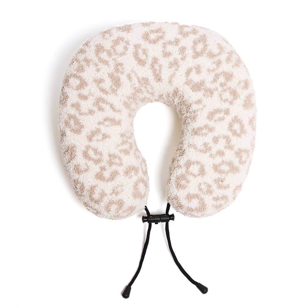 Fashion City - Wholesale Travel Pillow - Soft Leopard Print Travel Neck Pillow0