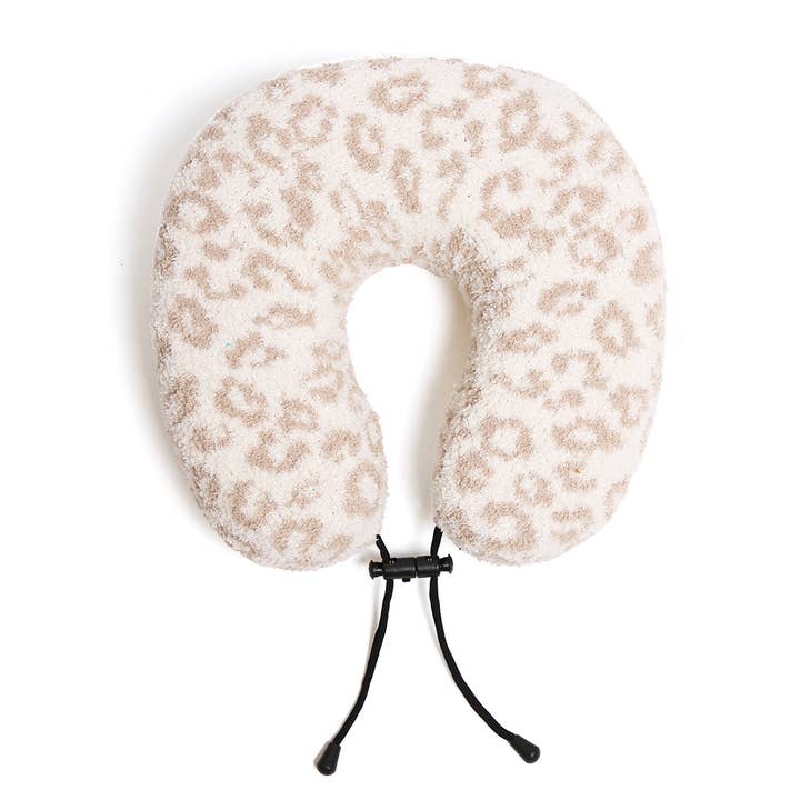 Fashion City - Wholesale Travel Pillow - Soft Leopard Print Travel Neck Pillow