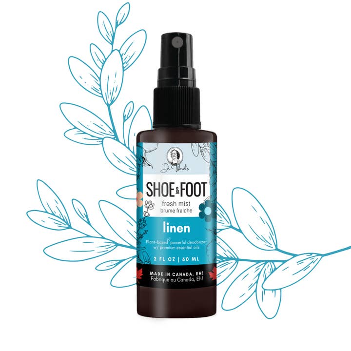 Shoe & Foot Fresh Mist LINEN - Kraftig deodorizer - 60ml for engroshandel hos Dr. Ward's Fresh Mist