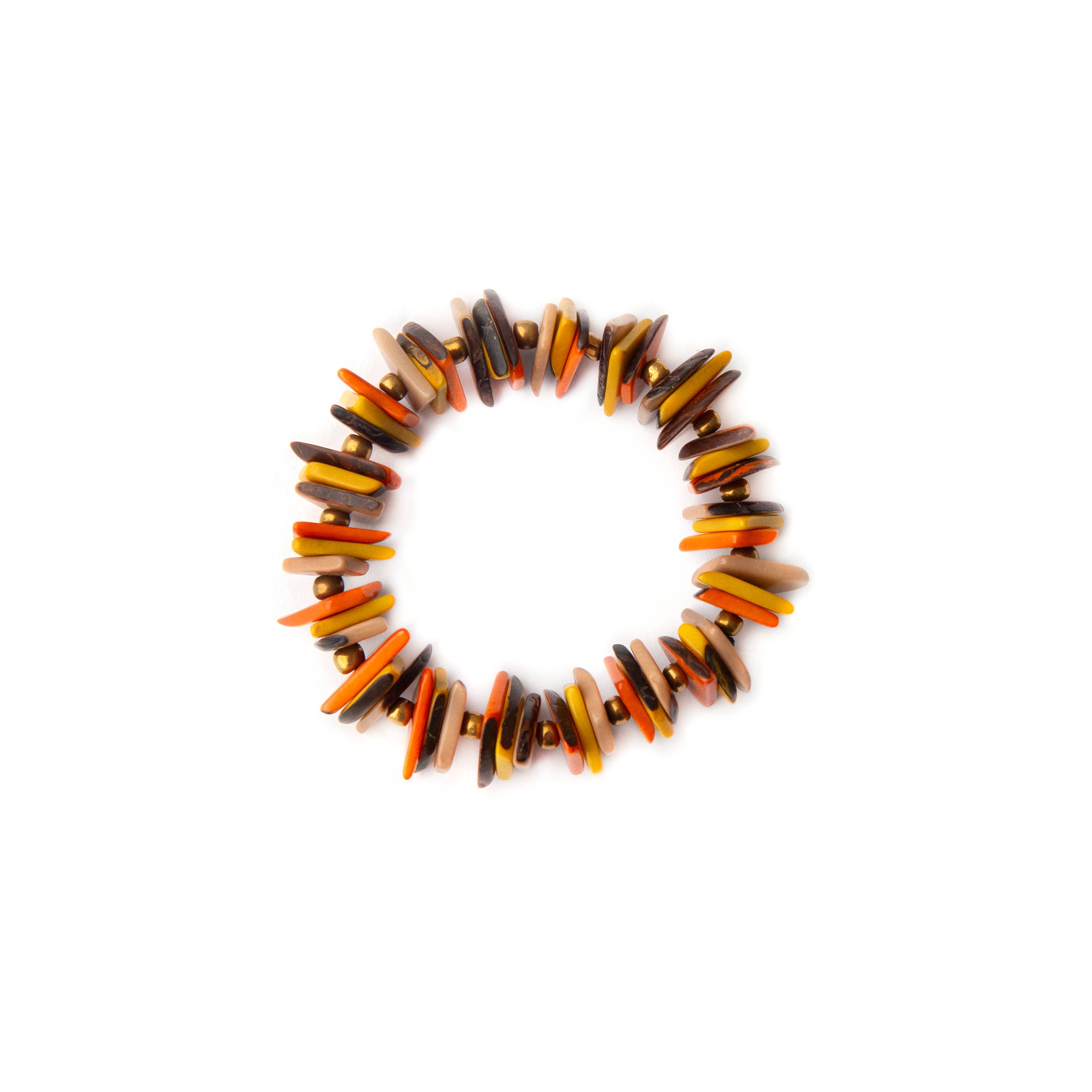 Organic Tagua Jewelry - Wholesale Beaded Bracelet - Fuji Bracelet