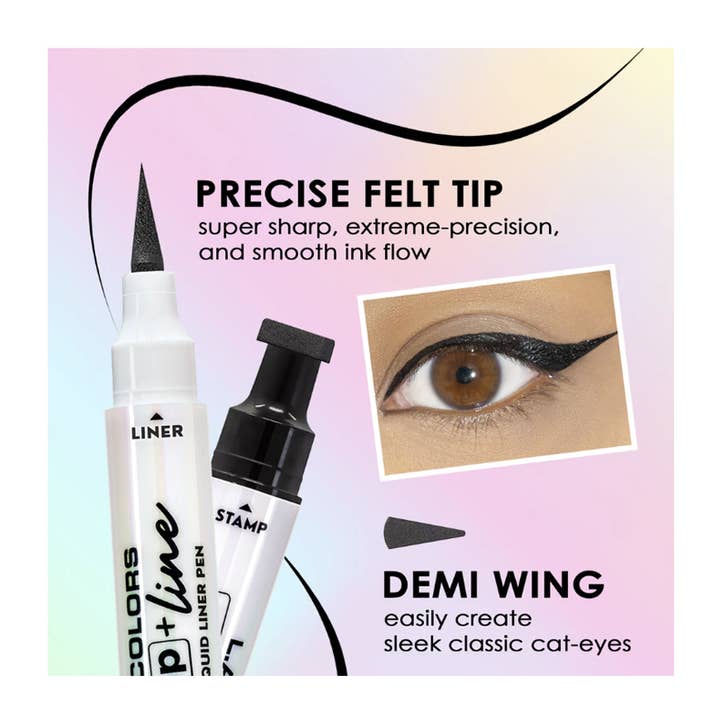 PINEAPPLE Beauty – wholesale Eyeliner/pencil – LA Colors CPD528 Stamp & Line Eyeliner Display - 24 pcs6