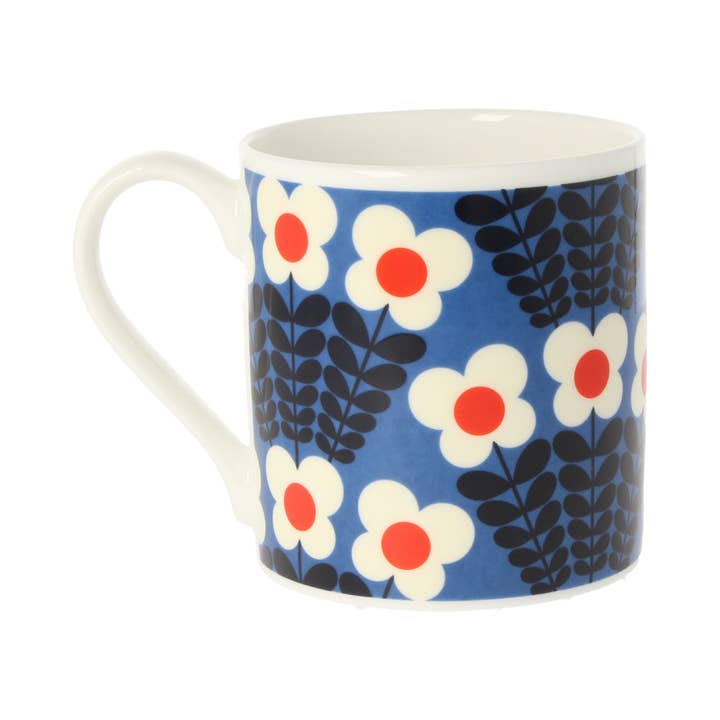 mclaggan+co – wholesale Coffee mug – Bunch Of Stems Blue Mug
