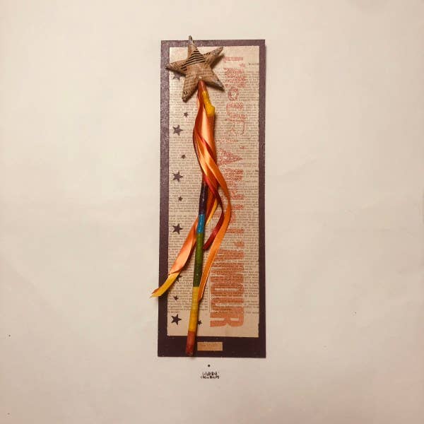 Fairy No.1237. Magic Wand Star of Love. for wholesale by La fabrique de MOTS MAGIQUES