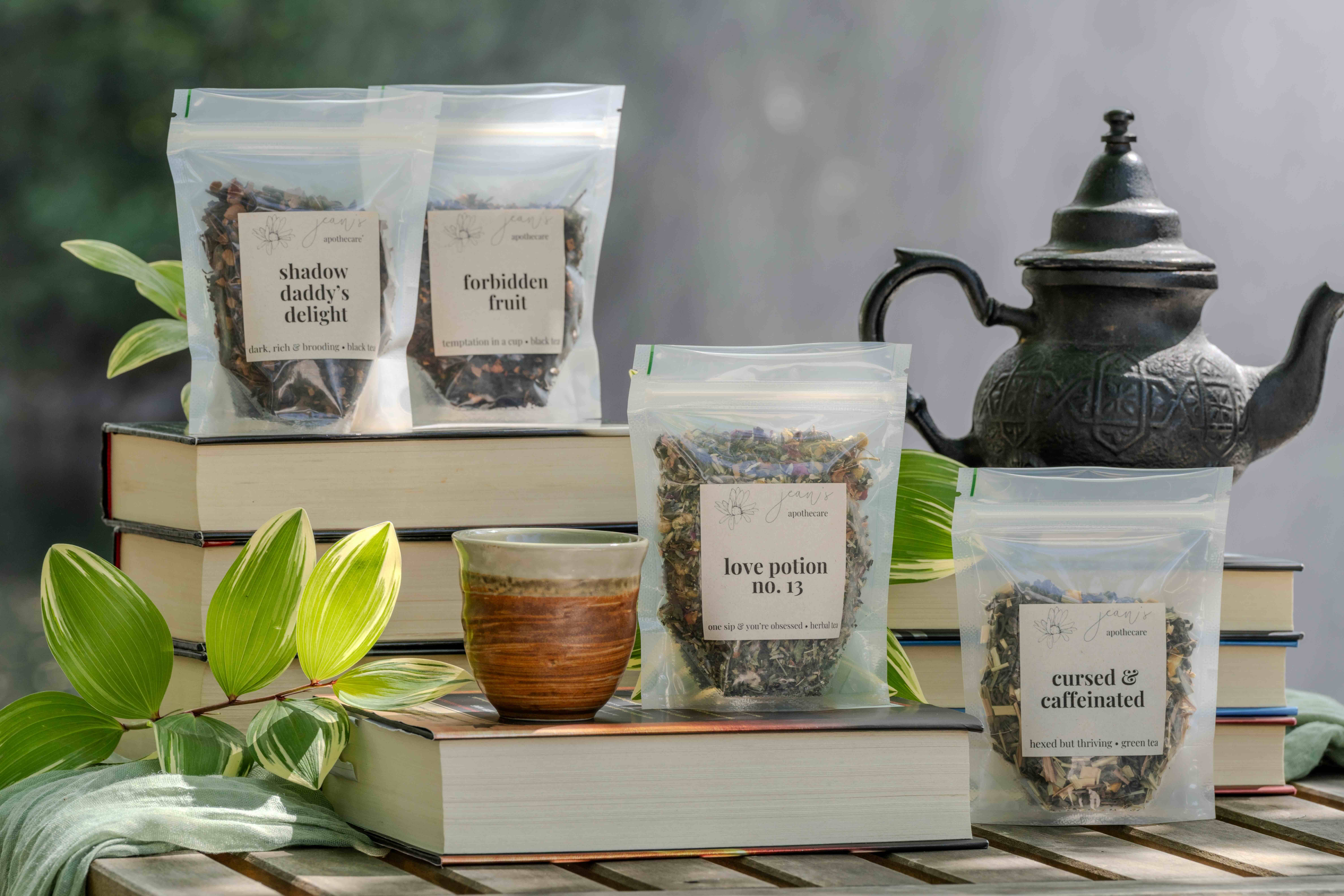 Jean's Apothecare - Wholesale Loose tea - Shadow Daddy's Delight | Brooding Black Tea for Book Lovers4