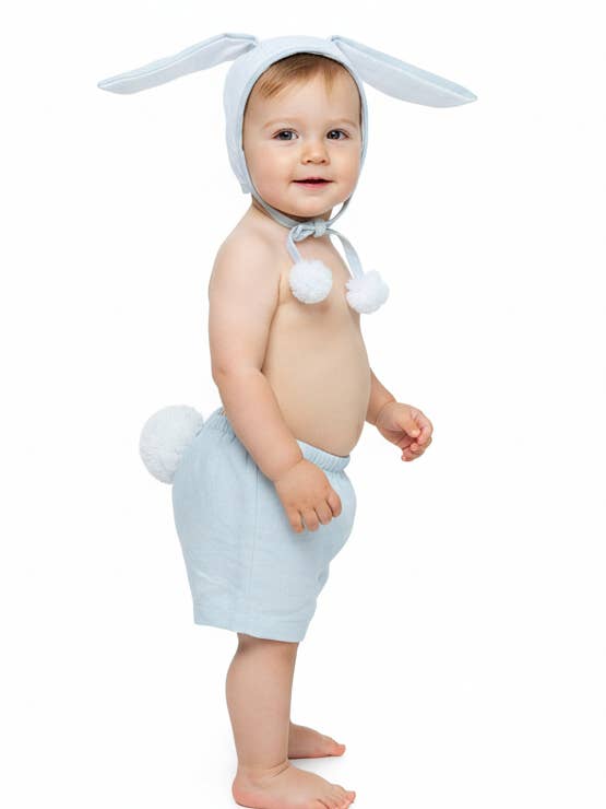 Touca e Cueca do Coelhinho da Páscoa : AZUL PÓ : Bebé : Menino Bebé por atacado de Yo Baby