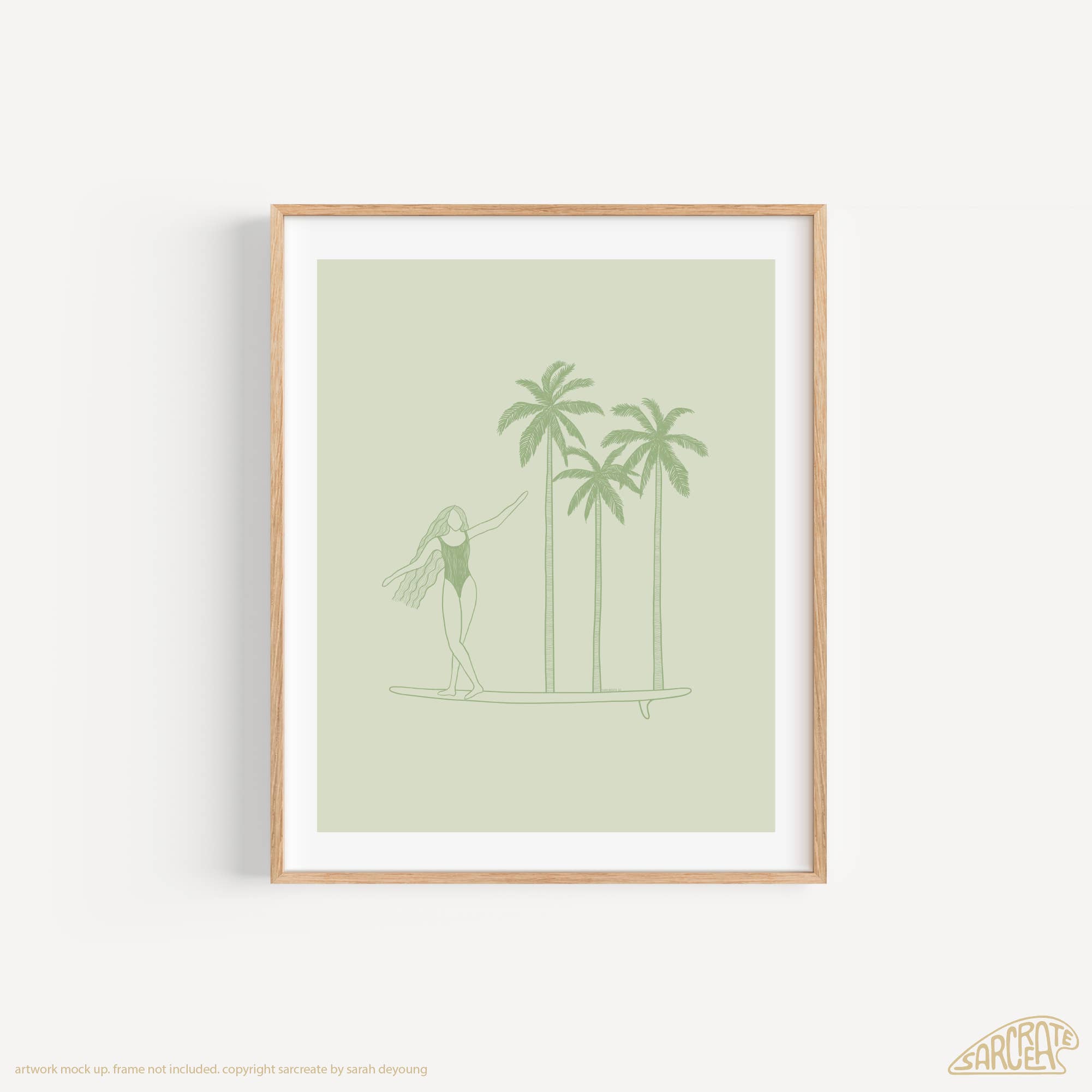 sarcreate - Wholesale Art Print - Tres Surf