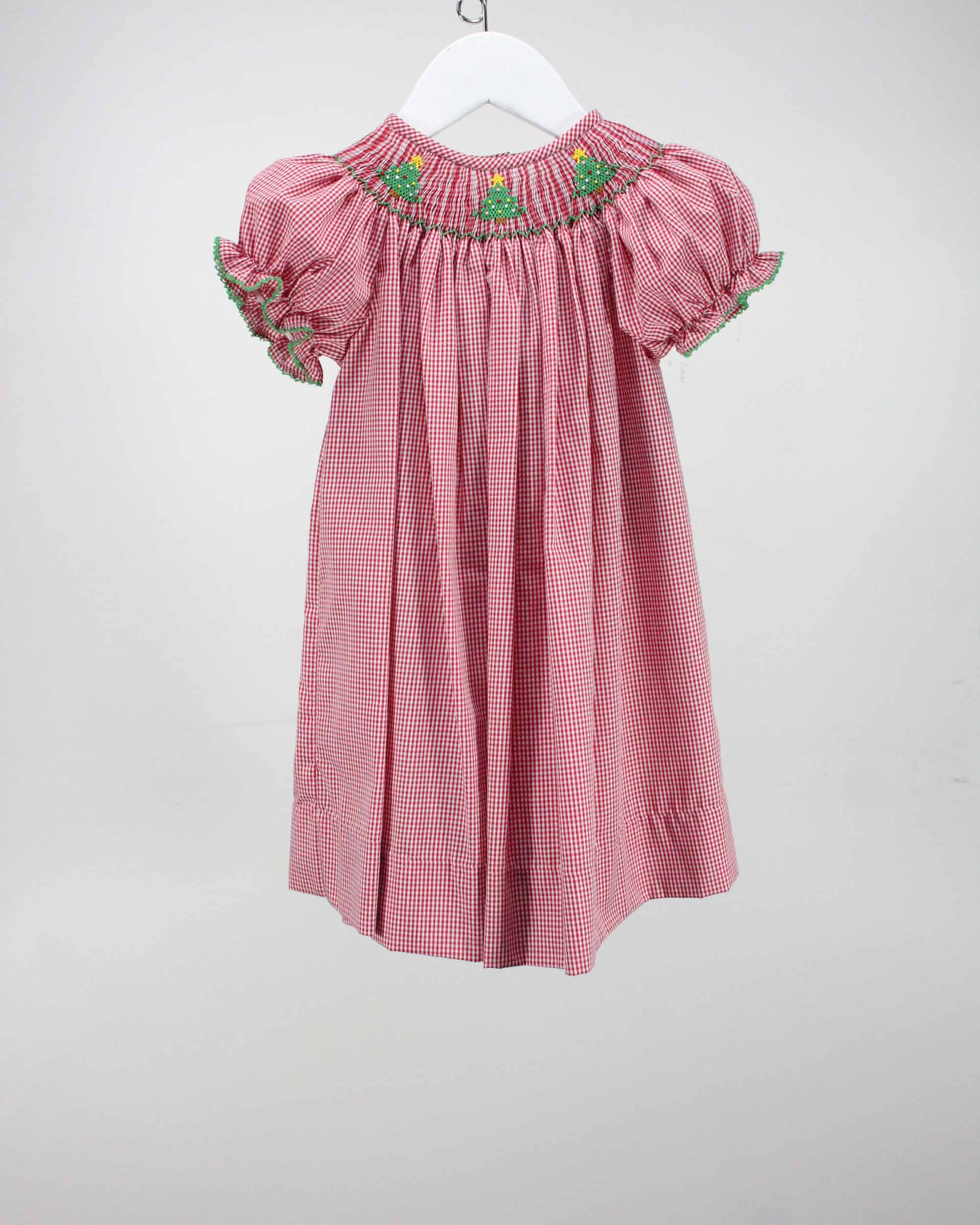 Charming Little Ones - Wholesale Dress - Kids - Merry Christmas Tree Zoey Dress0