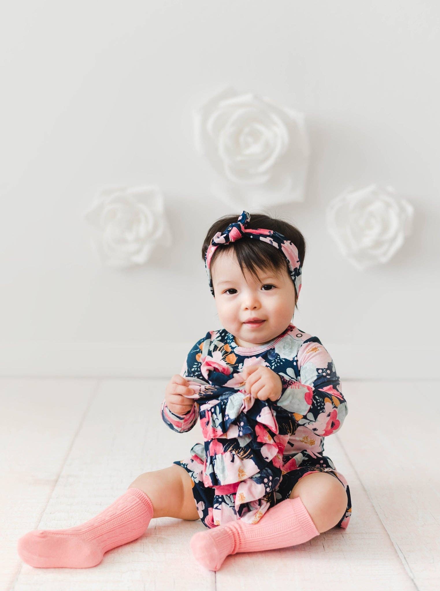 Gigi and Max - Wholesale Fashion Headband - Baby - Dakota Floral Topknot Headband6