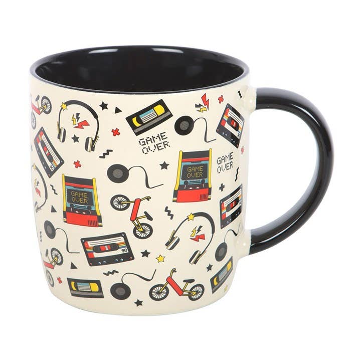 Something Different Wholesale - Wholesale Coffee Mug - Retro 80s Print Mug3