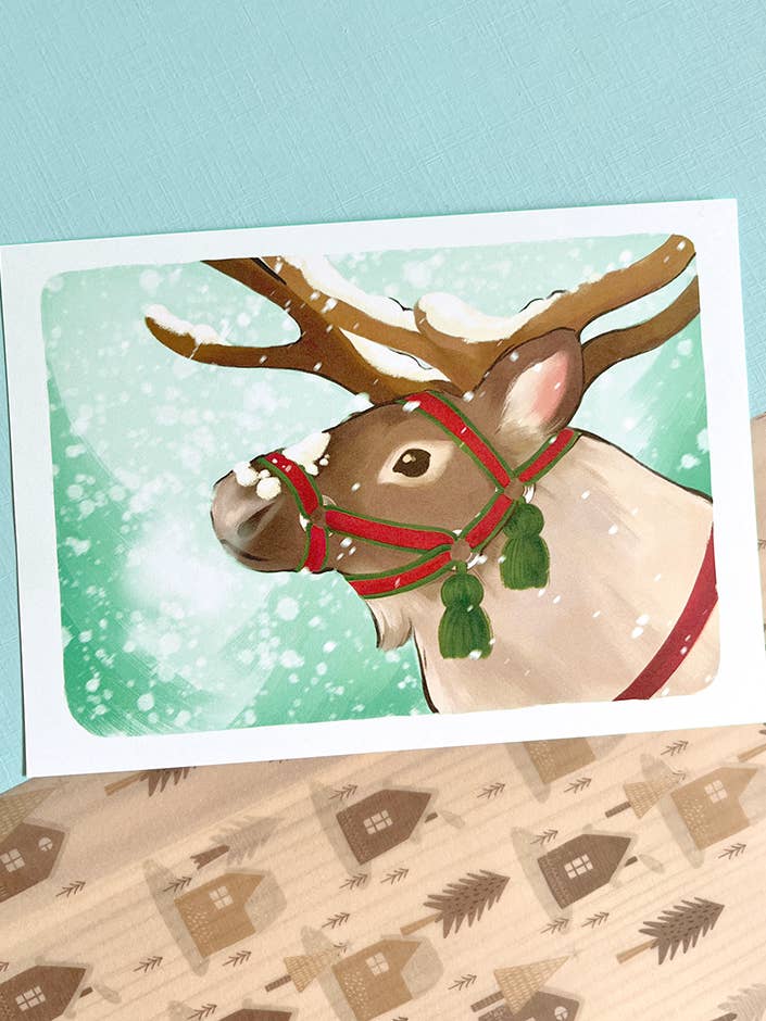 Sneeuwhert | Wenskaart voor wholesale door Aiko Graven