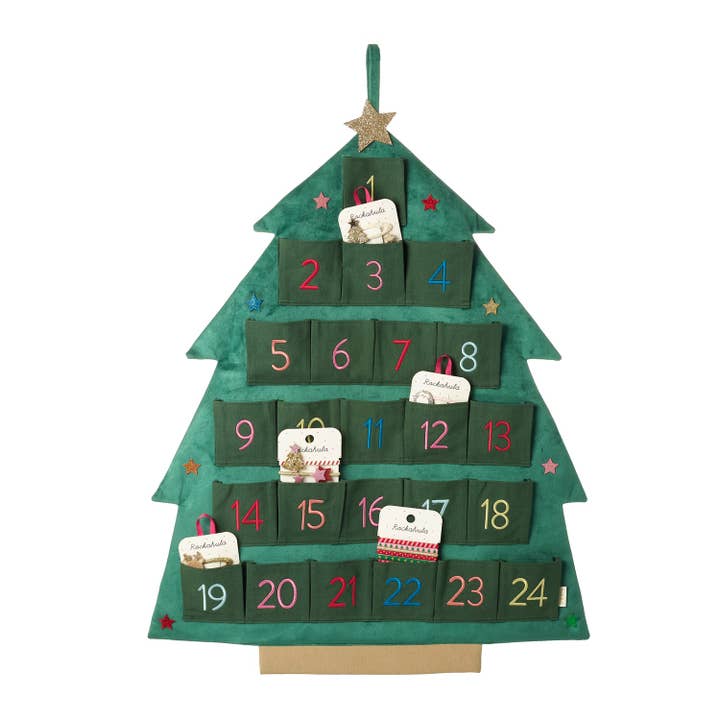 Christmas Tree Starry Advent Calendar for wholesale by Rockahula Kids US