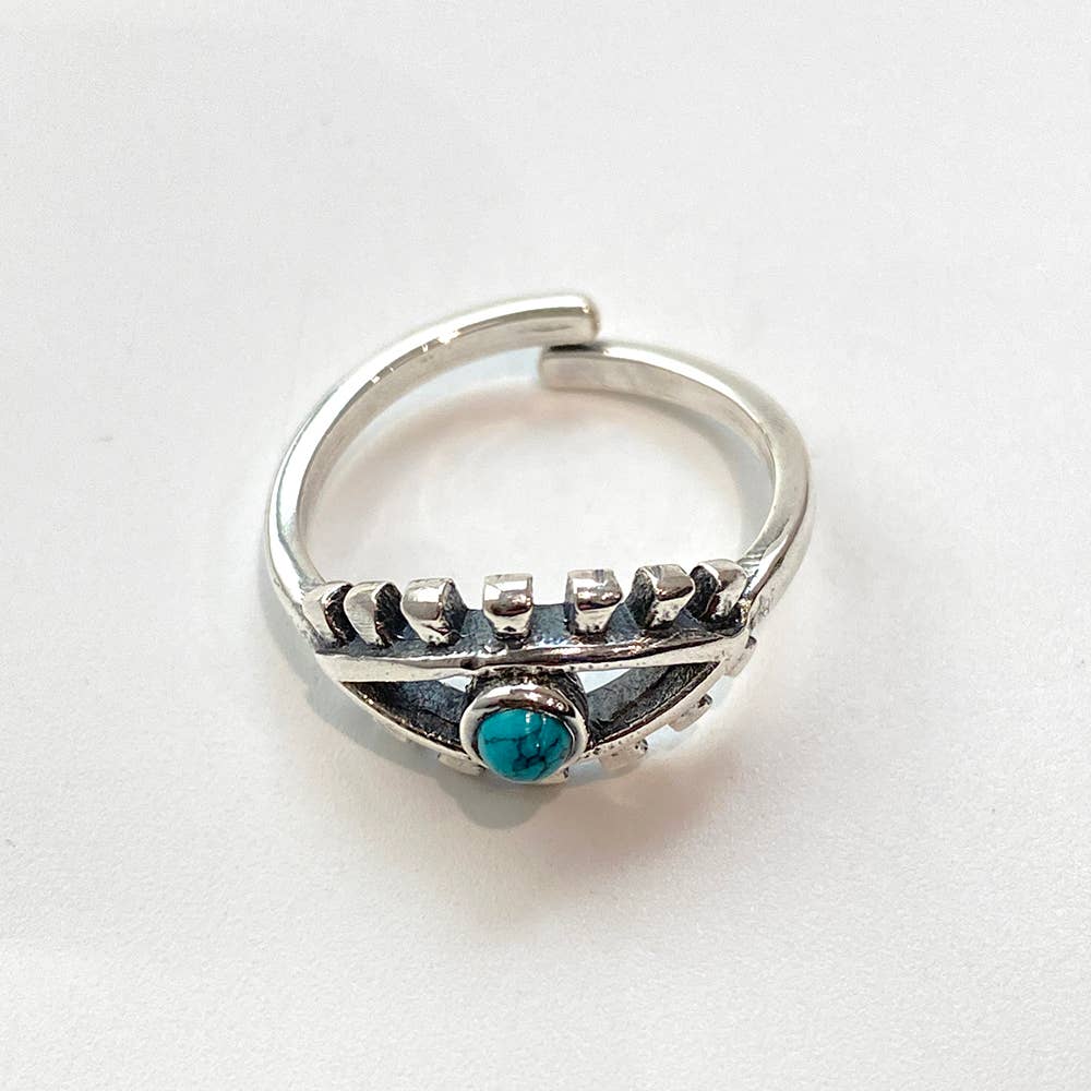 VIE – Engroshandel Statementring – Sølvbelagt justerbar ring, design nr. 3711