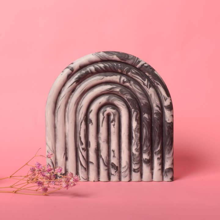 Black & White Arched Bookends for wholesale by Ilex Home