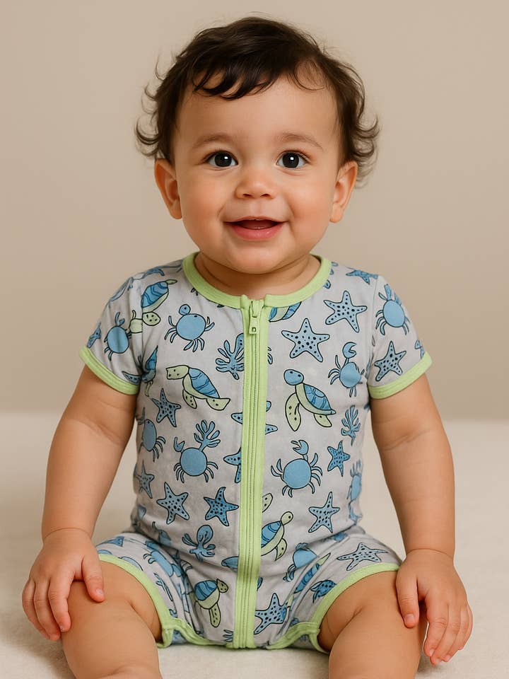 Strandvibbar Romper (POJKE) för wholesale av Mommy & Wren